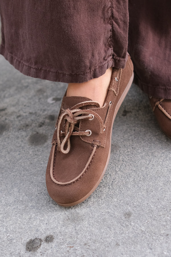 Marin Brown Suede