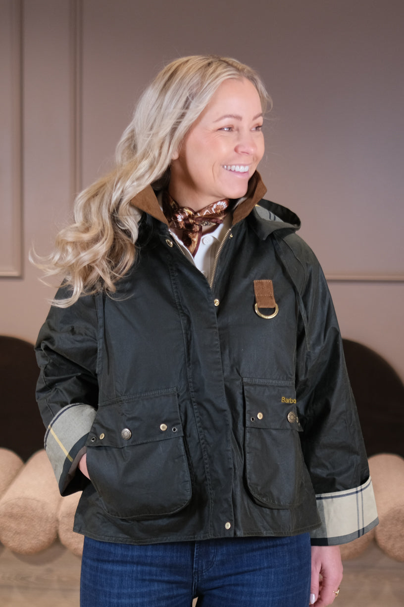 Erma Wax Jacket Olive