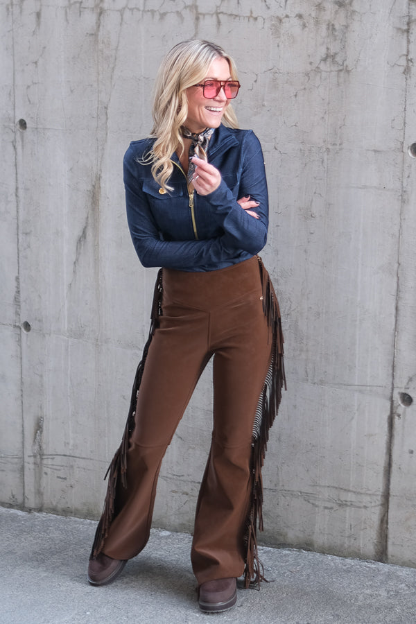 Yunnai Ski Pully Raw Denim