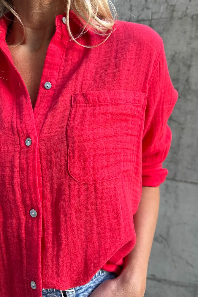 Ellis Shirt Cherry