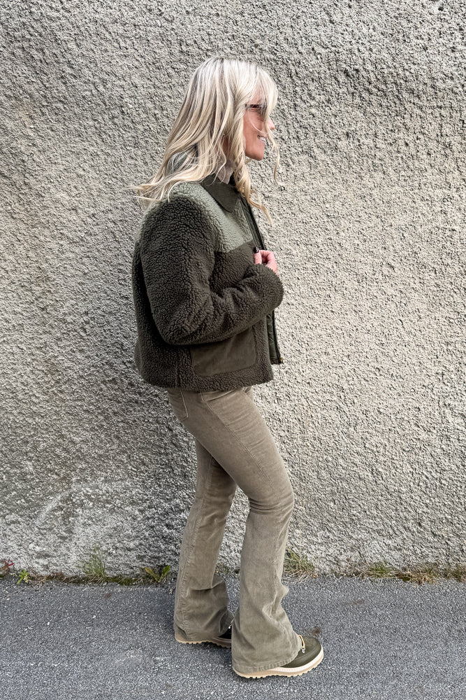 Malena Fleece Jacket Olive
