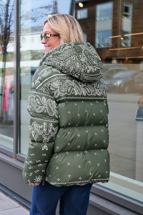 Bandana Down Jacket Militare