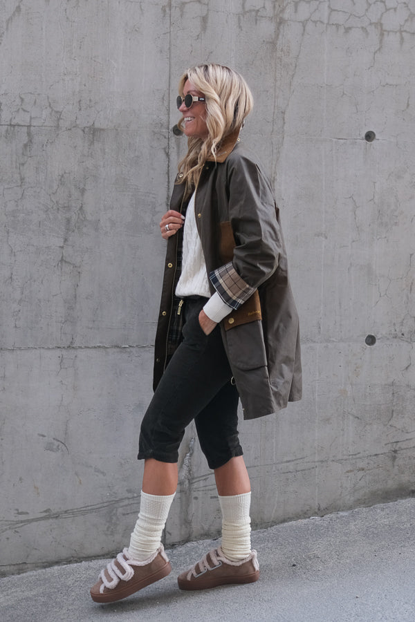 Modern Beaufort Wax Jacket Beech