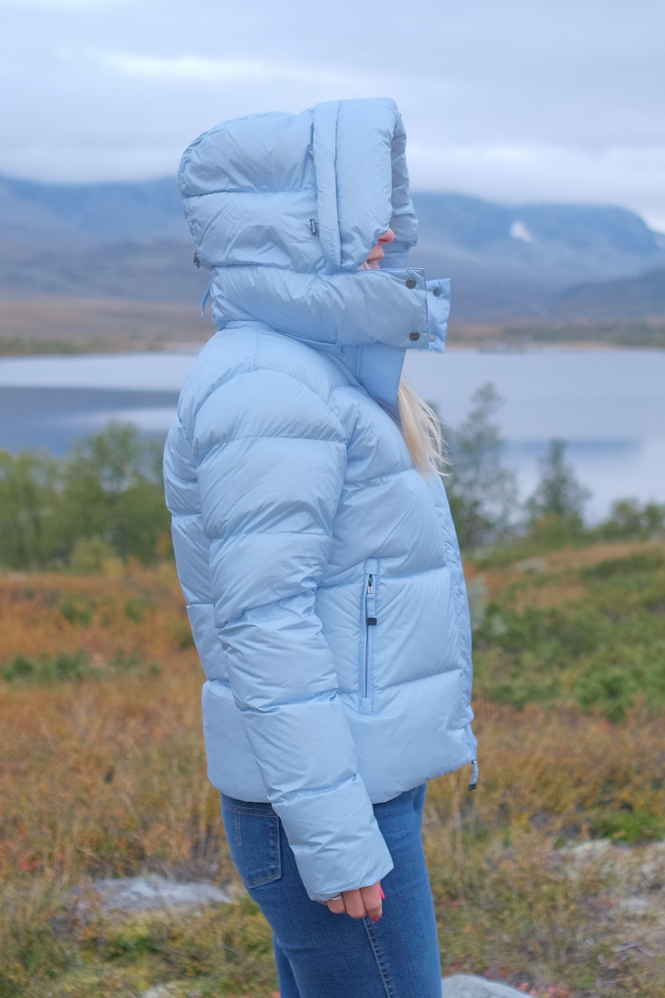 Stella Down Jacket Sky