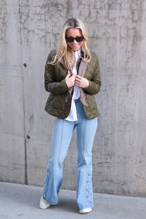 Deveron Quilted Jacket Olive