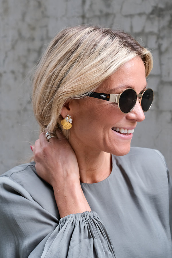 Lumi Pearl Earring Gold