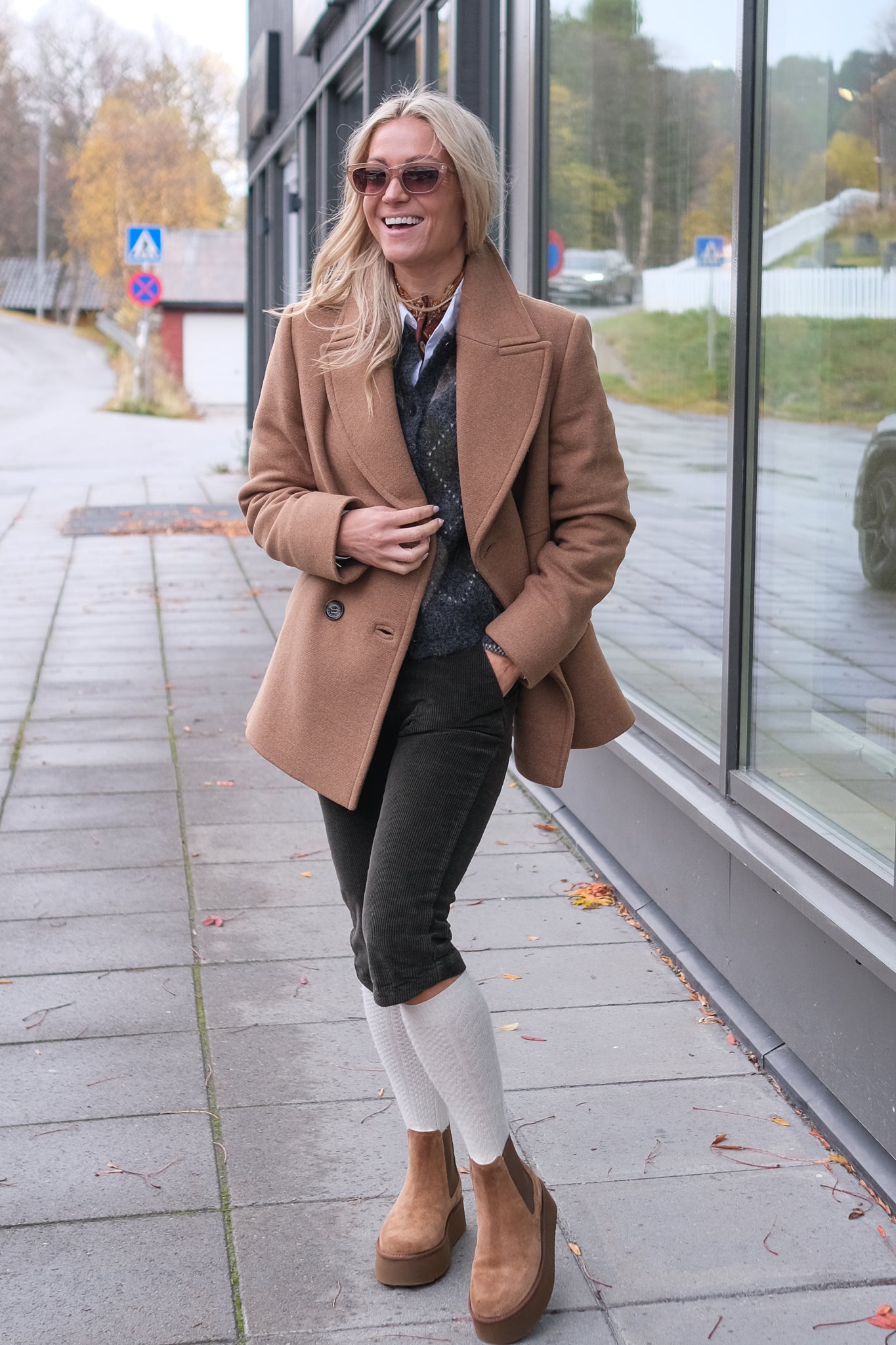 Indie Military Wool Peacoat Camel
