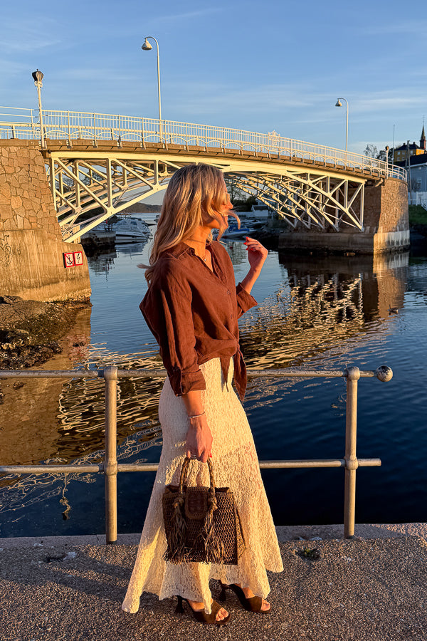 Akasha Lace Skirt Ivory