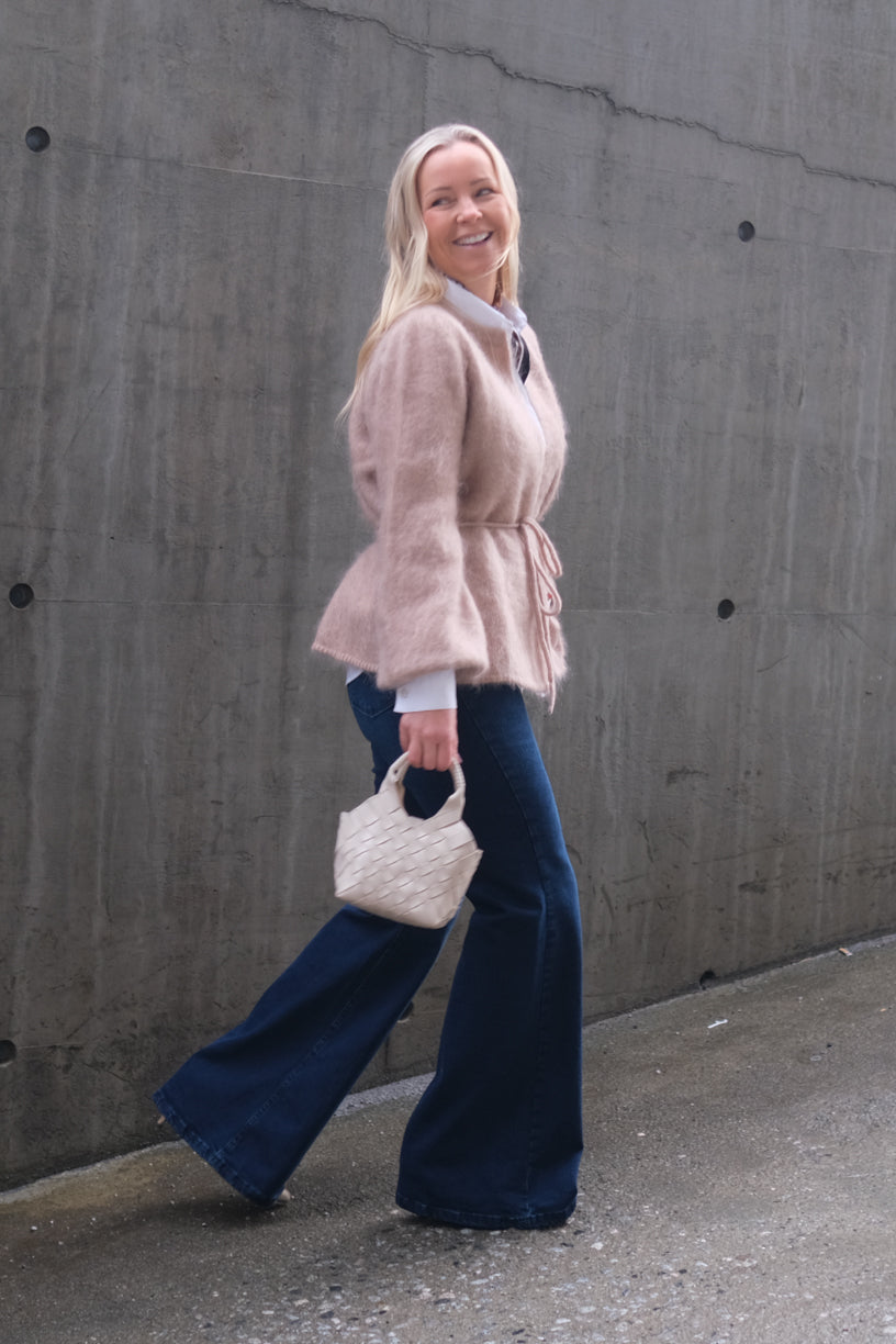 Fredrikke Chunky Cardigan Hazel Beige