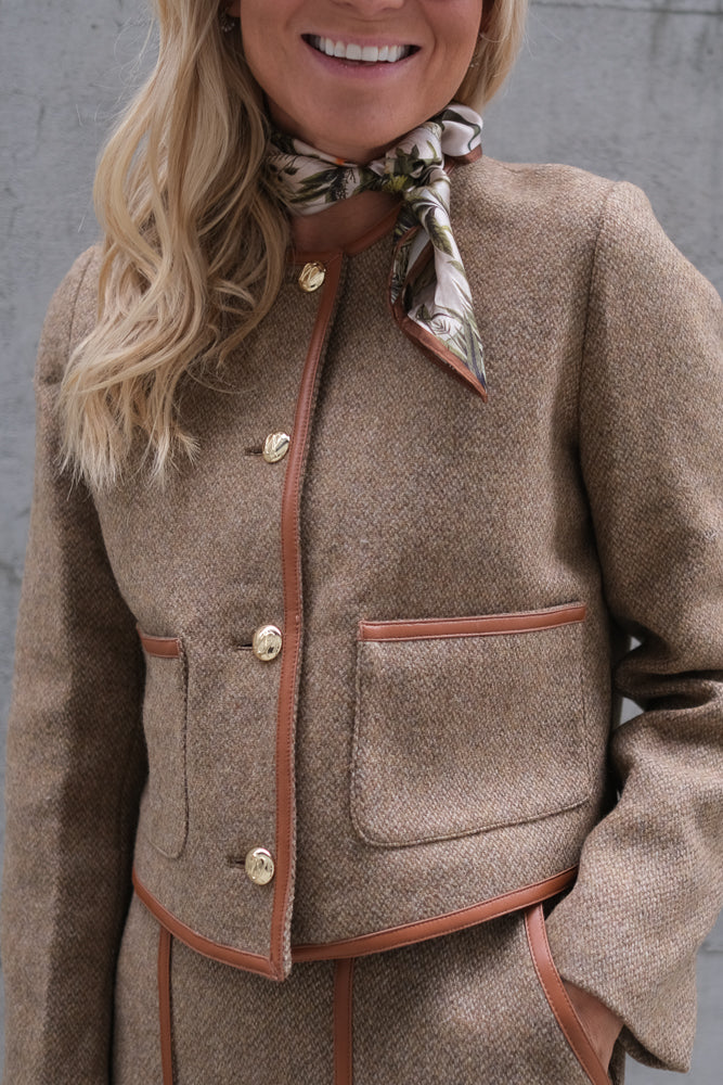 Ninette Dressed Wool Jacket Taupe