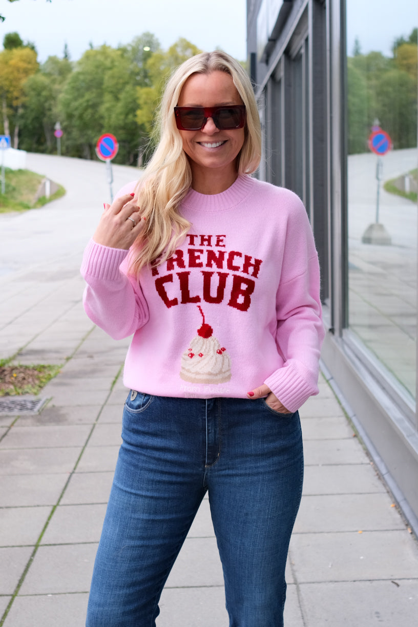 Crewneck Sweater The French Club Ballet Pink