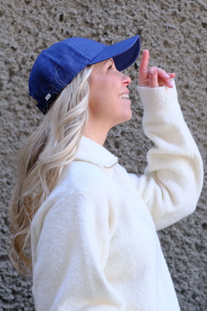 Oxford Blue Linen