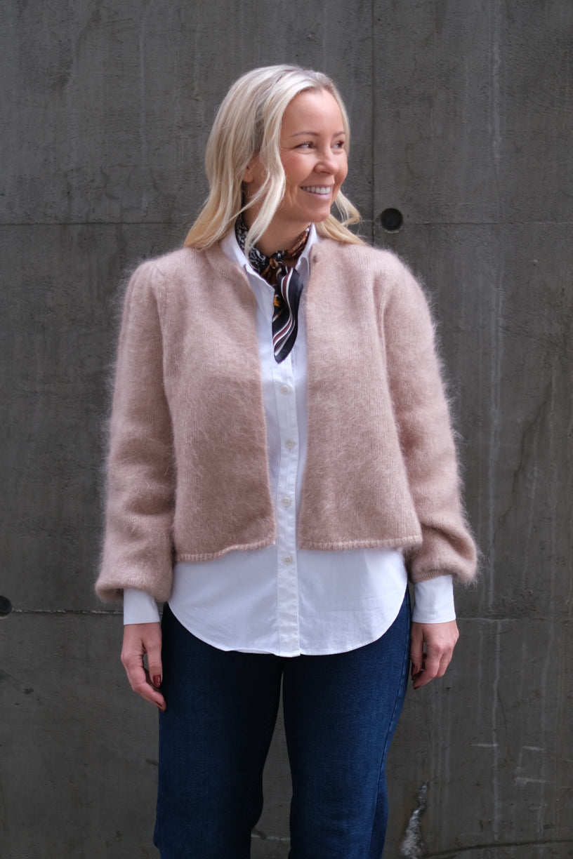 Amelia Chunky Cardigan Hazel Beige