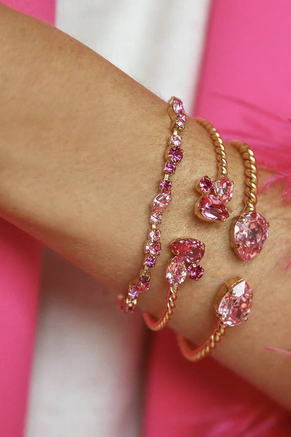 Antonia Bracelet Gold Rose Combo