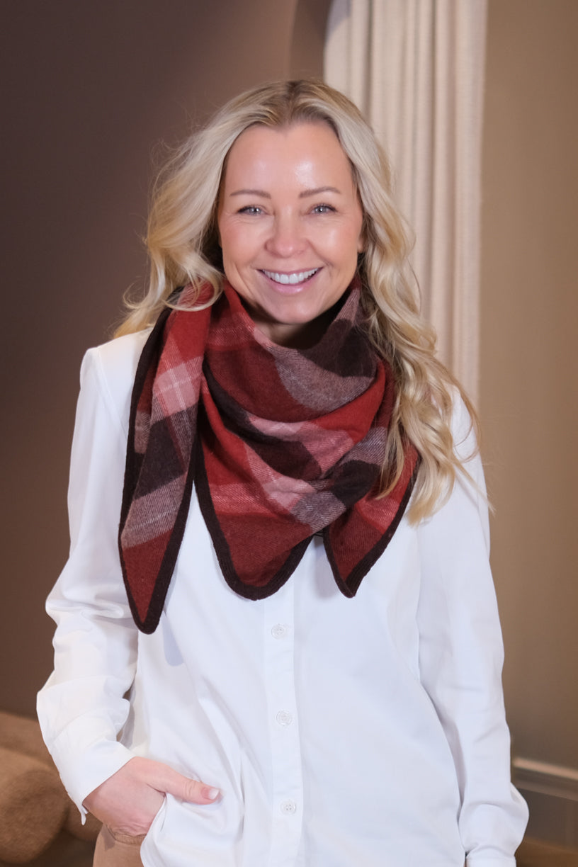 Oxford Trekantet Skjerf Oransje