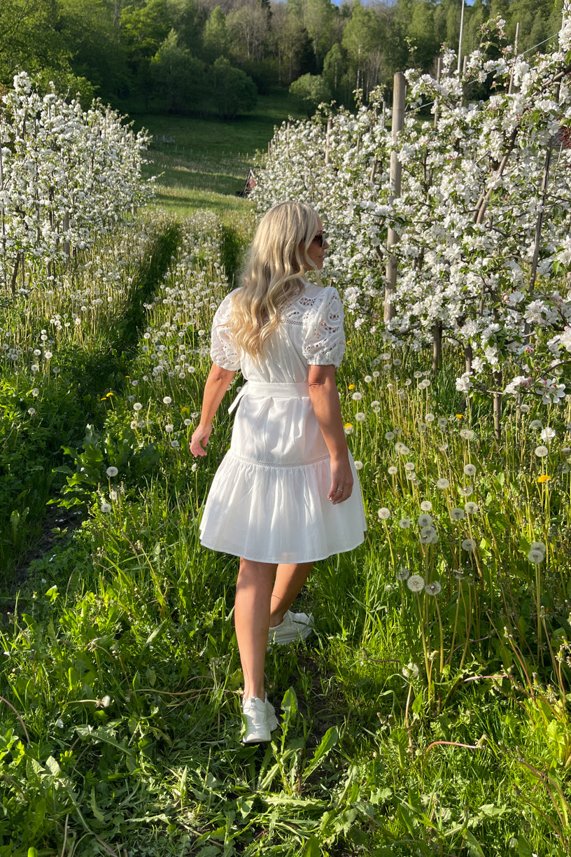 Catleya Dress Blanc Casse