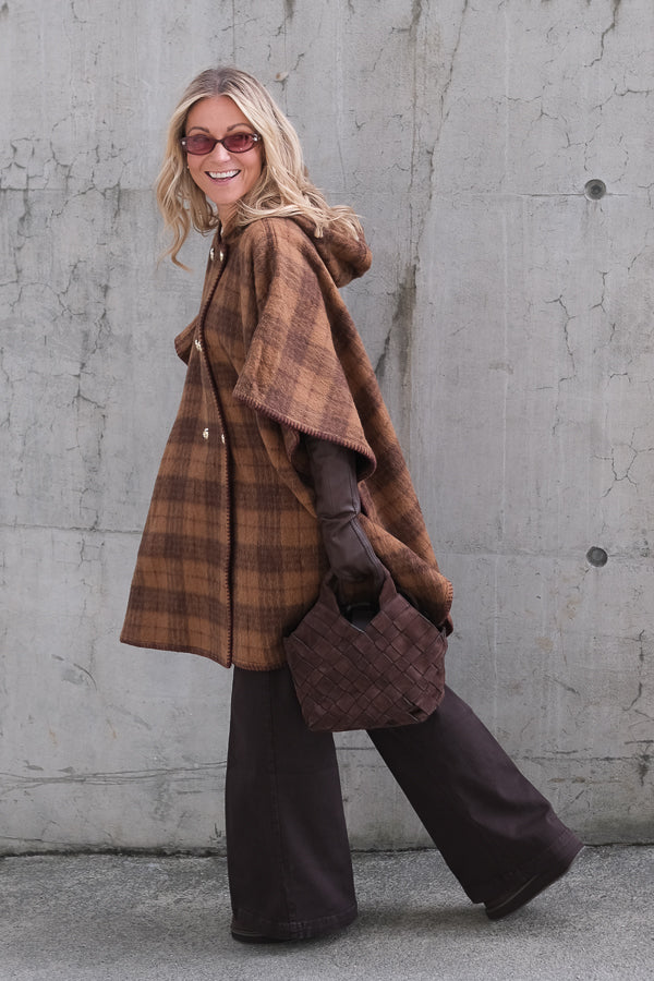 Tailored Cape Autumn Checks