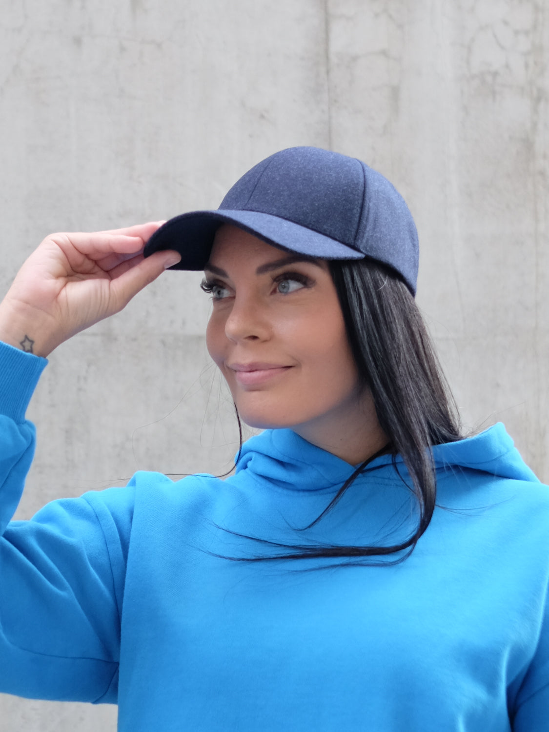 Merino Wool Dark Navy