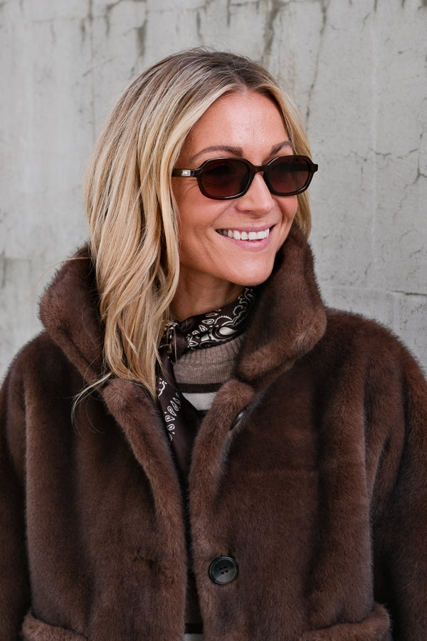 Faje Faux Mink Choco
