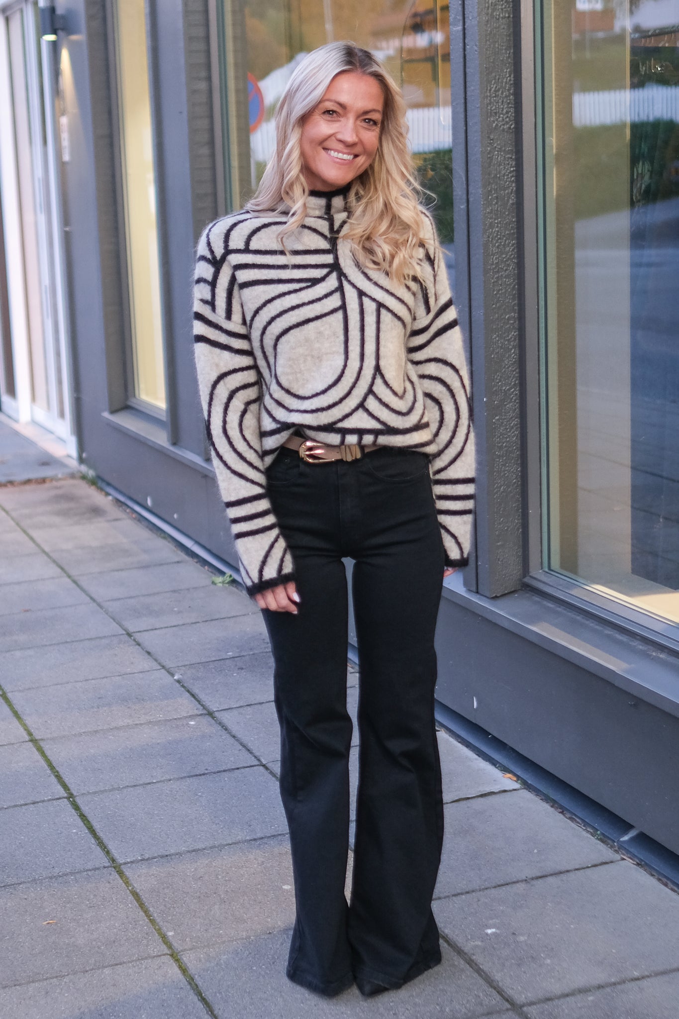 Signa Knit T-Neck Brazillian Sand