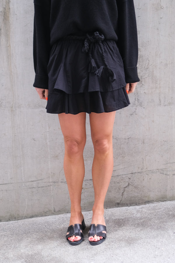Tennis Skirt Shorts Black