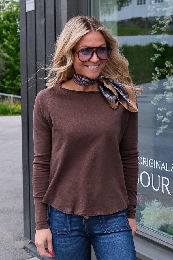 Sonoma Longsleeve O-Neck Vintage Chestnut