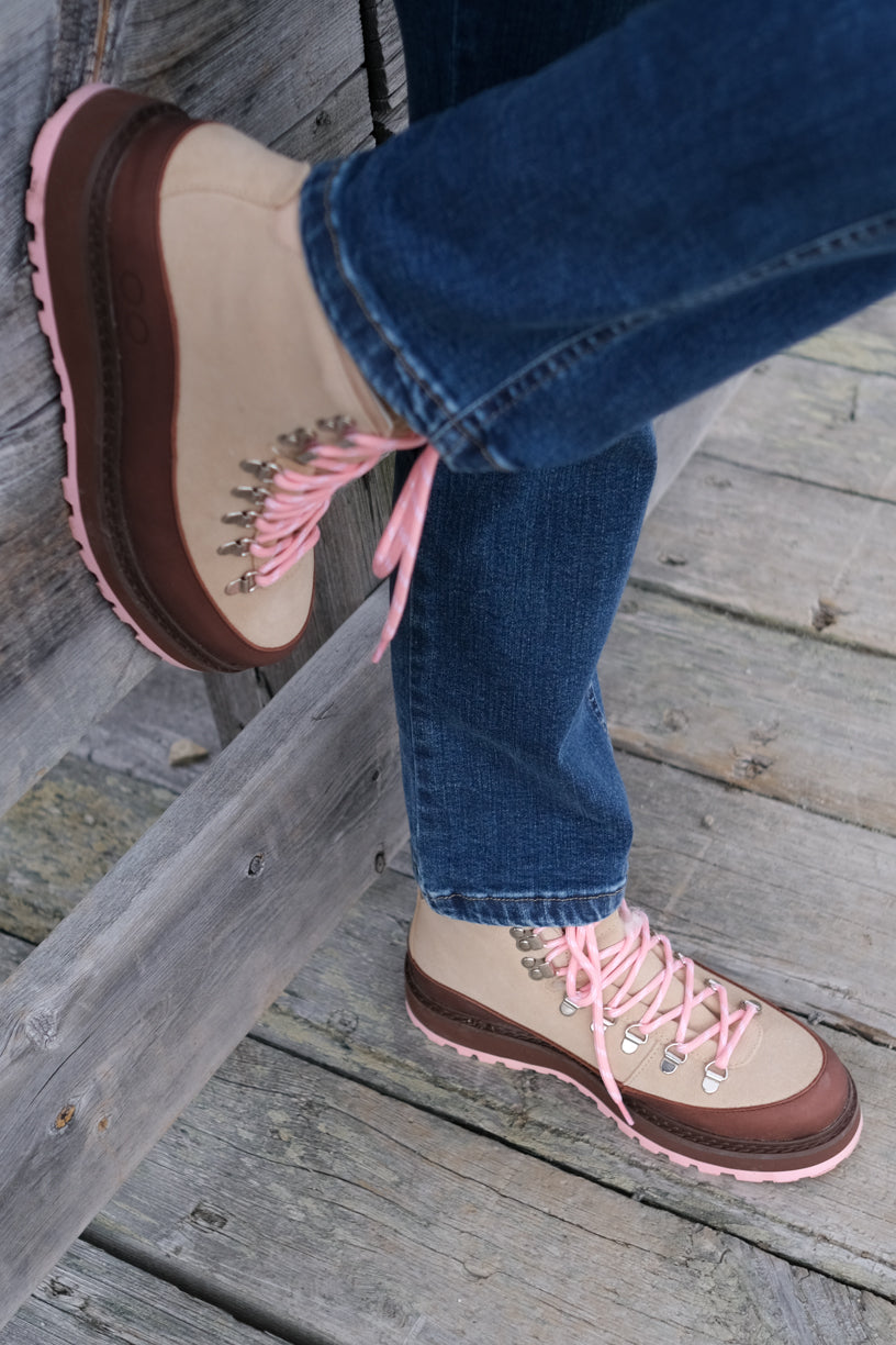 Core Cap Brown Pink