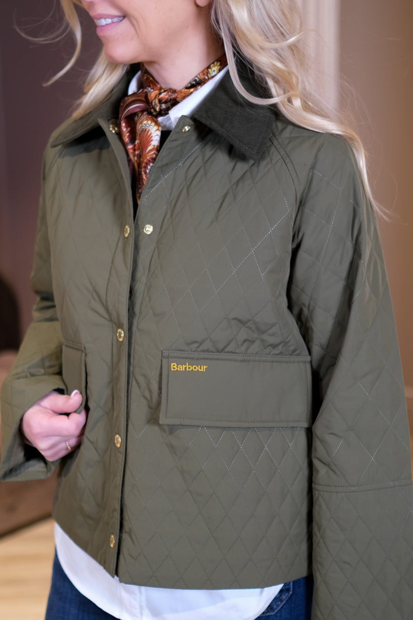 Kirby Quilt Jacket Olive