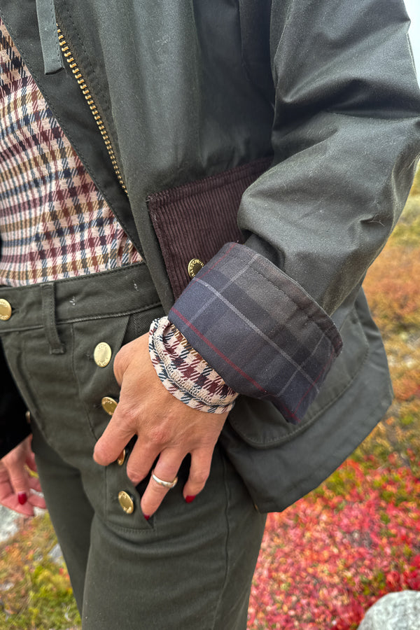 Carville Wax Jacket Olive