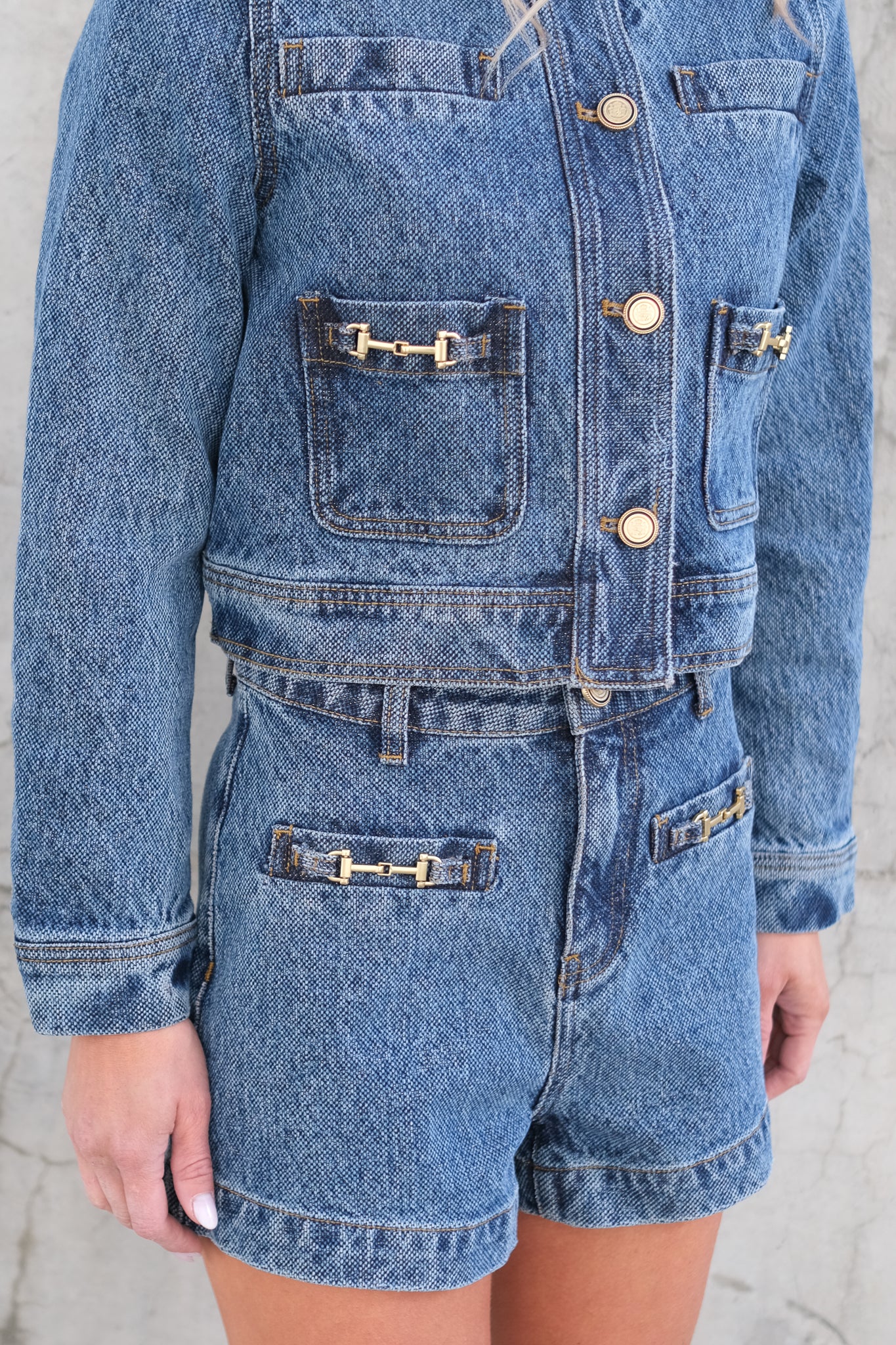 Brett Shorts Bleu Jeans