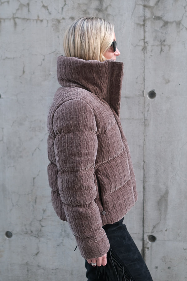 Una Down Jacket Brown