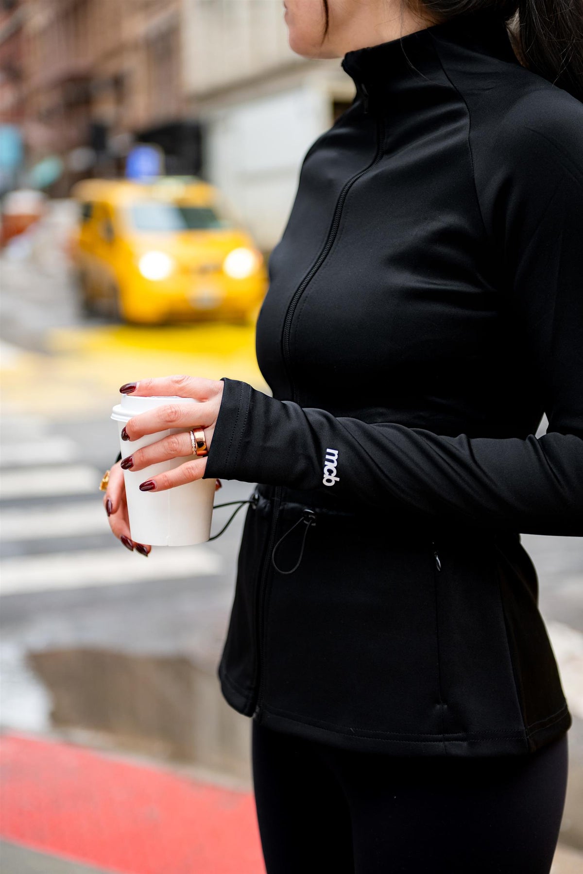 Peplum Jacket Black