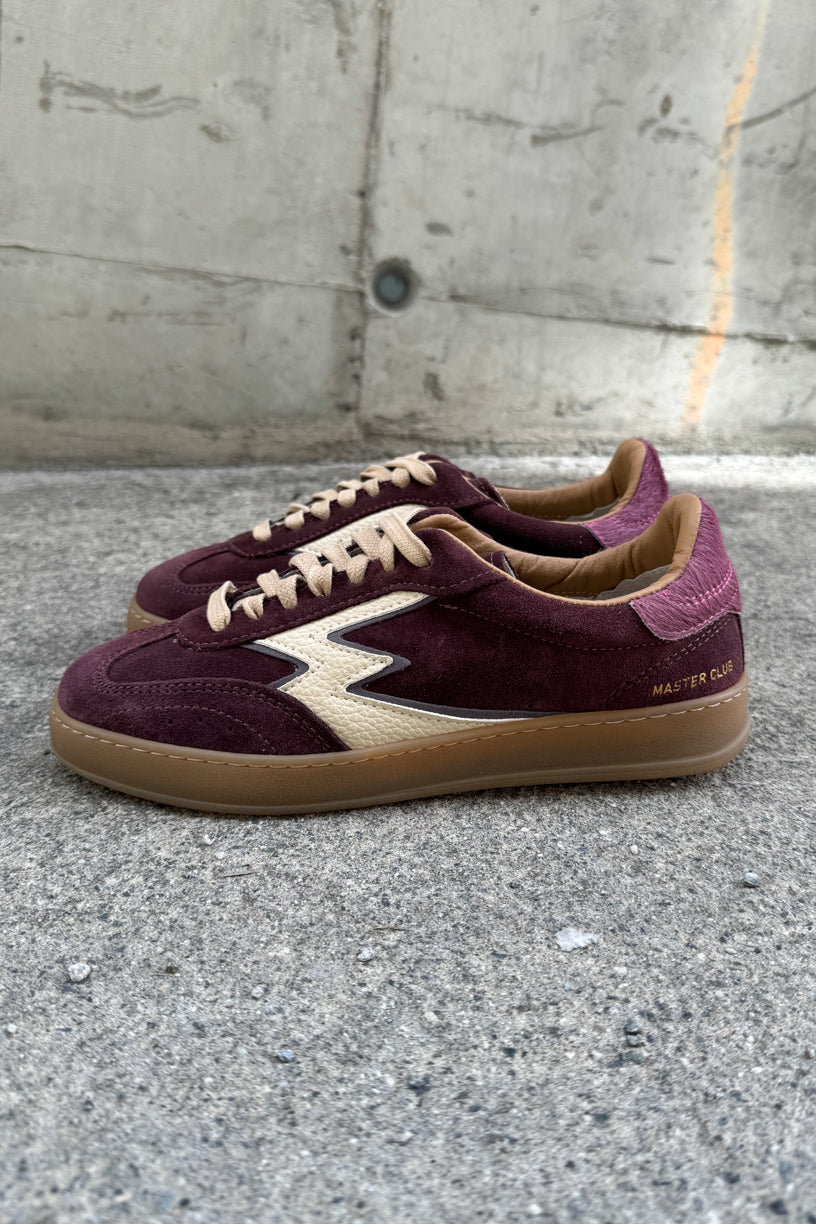 Kit Club Sneakers Purple Suede Mauve Horsy Backtab
