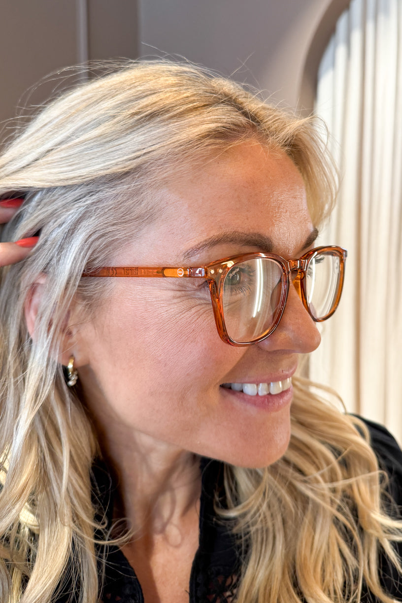 Reading Glasses #E Orange Smash