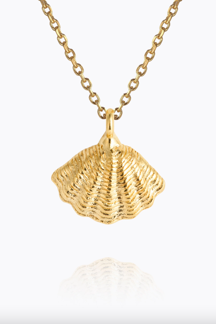 Mira Shell Necklace Gold
