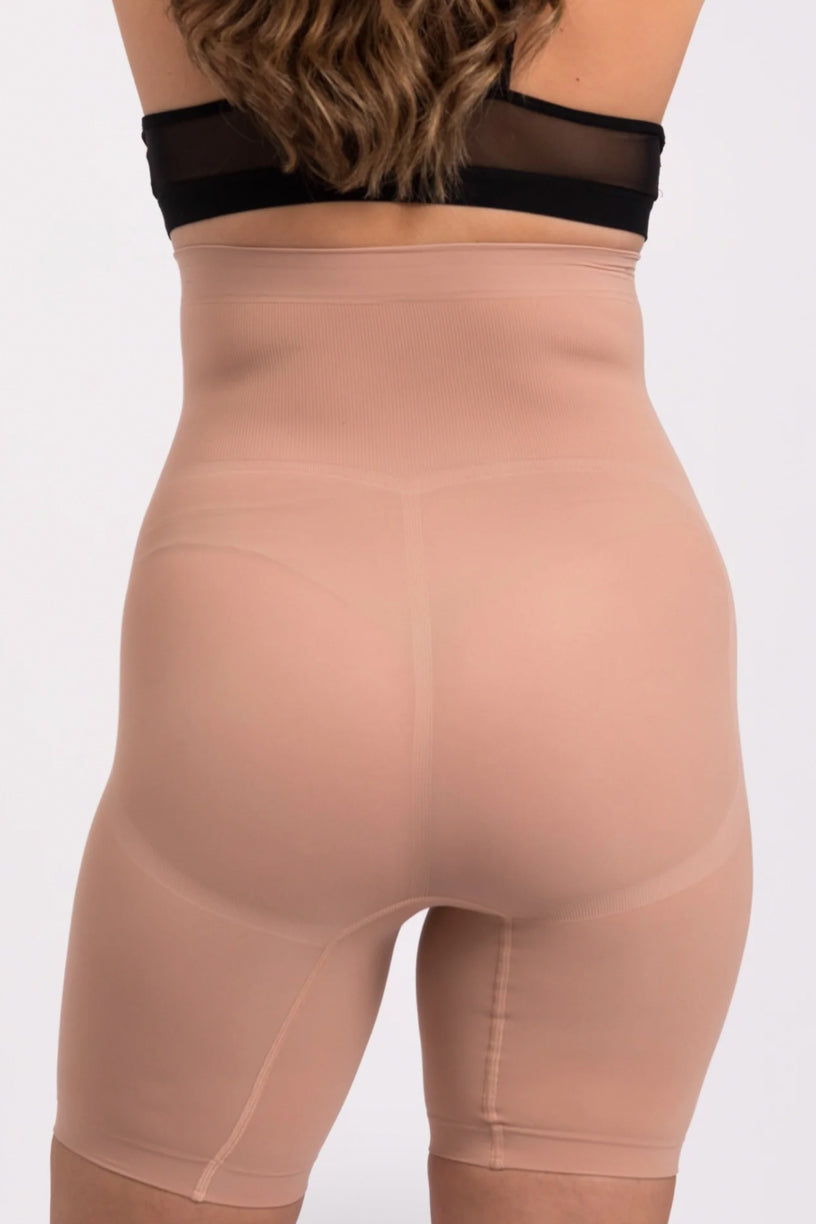 Alturra Highwaist Shaping Shorts Tan