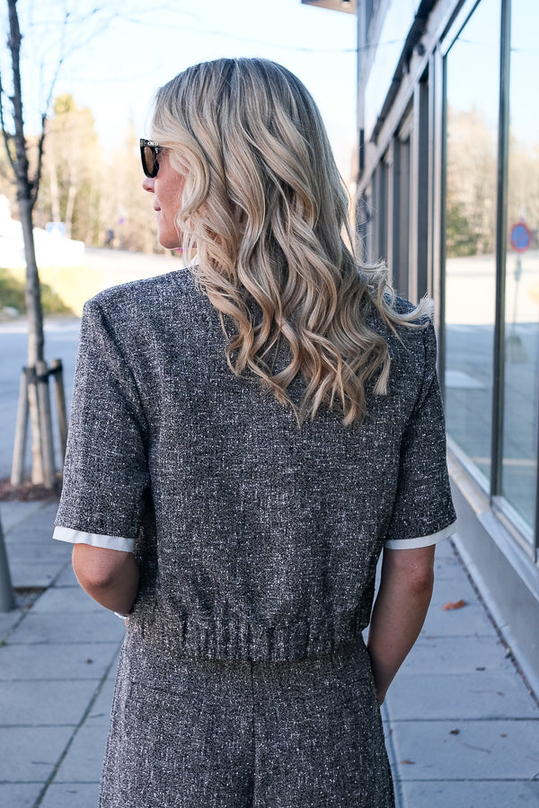 Lino Jacket Carbone