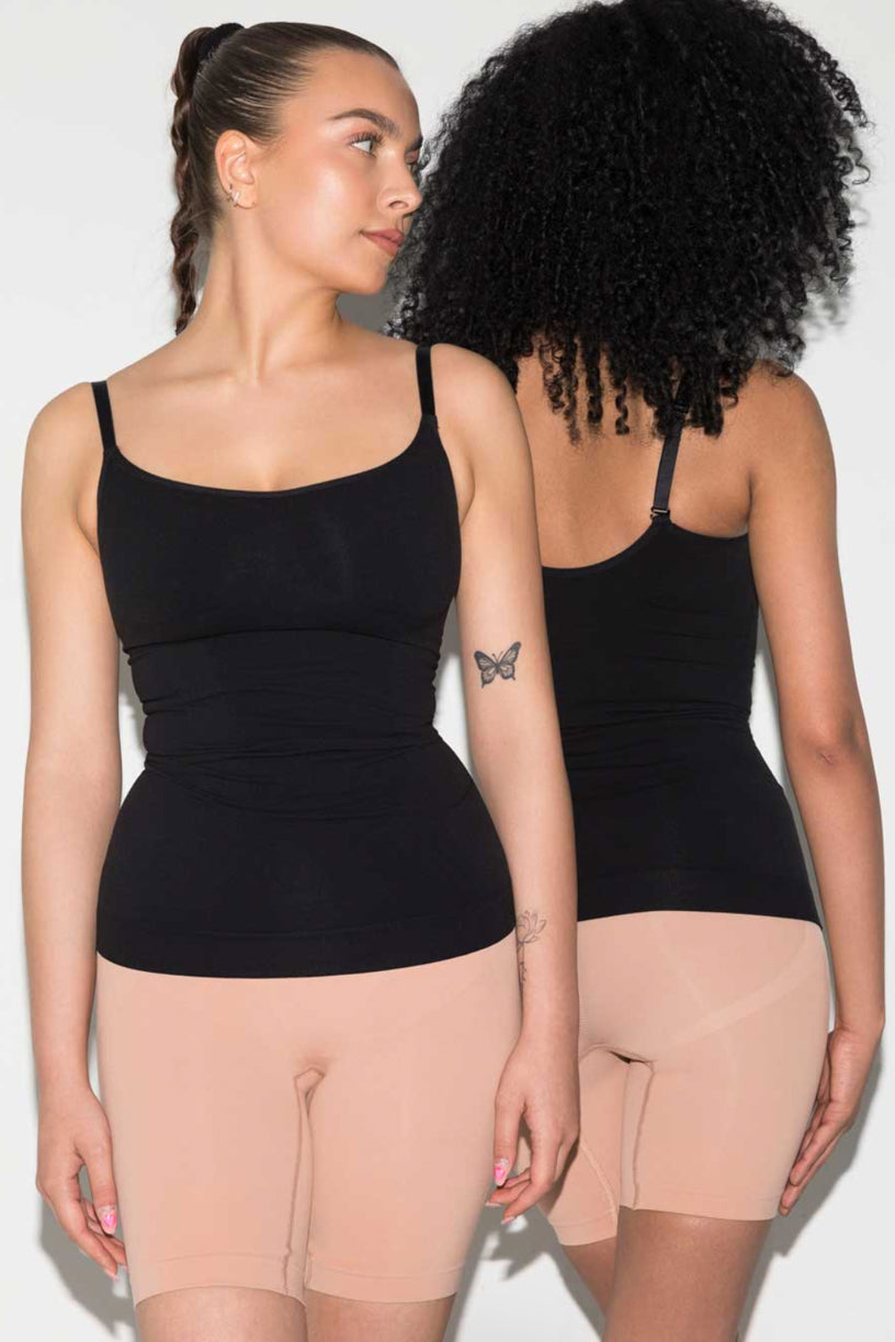 Second Skin Cami Top Black