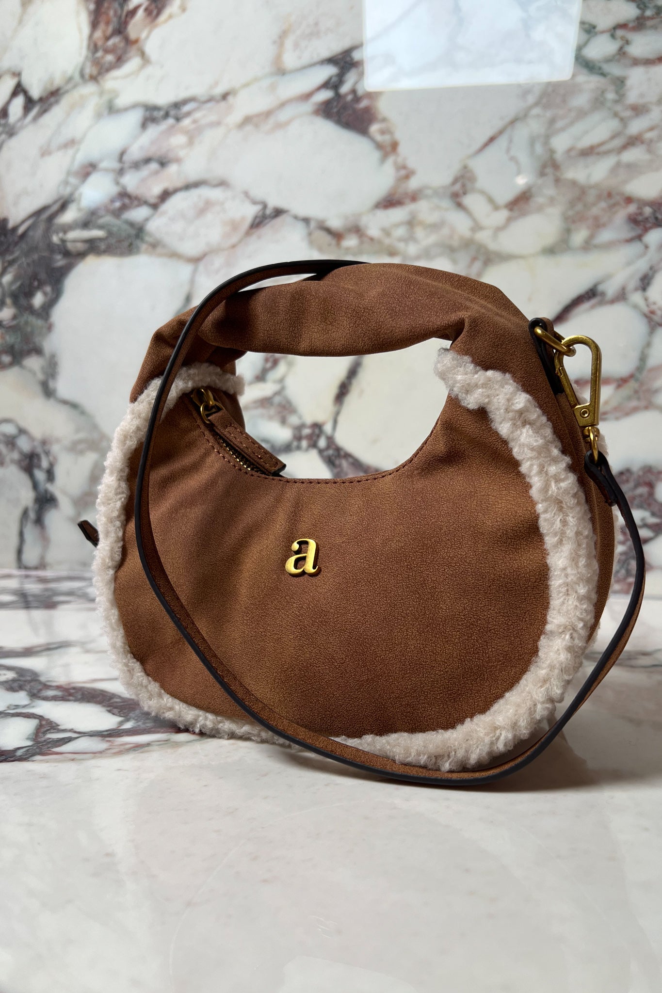 Noella Shearling Chestnut