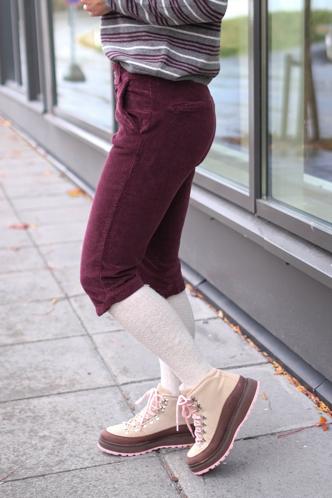 Aspen Cord Knickers Bordeaux