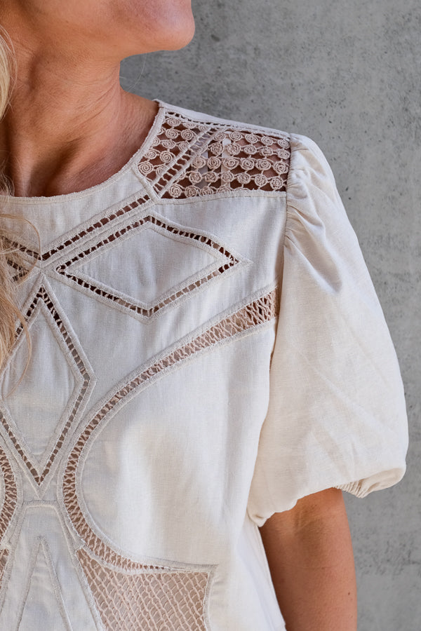 Clea Dress Beige