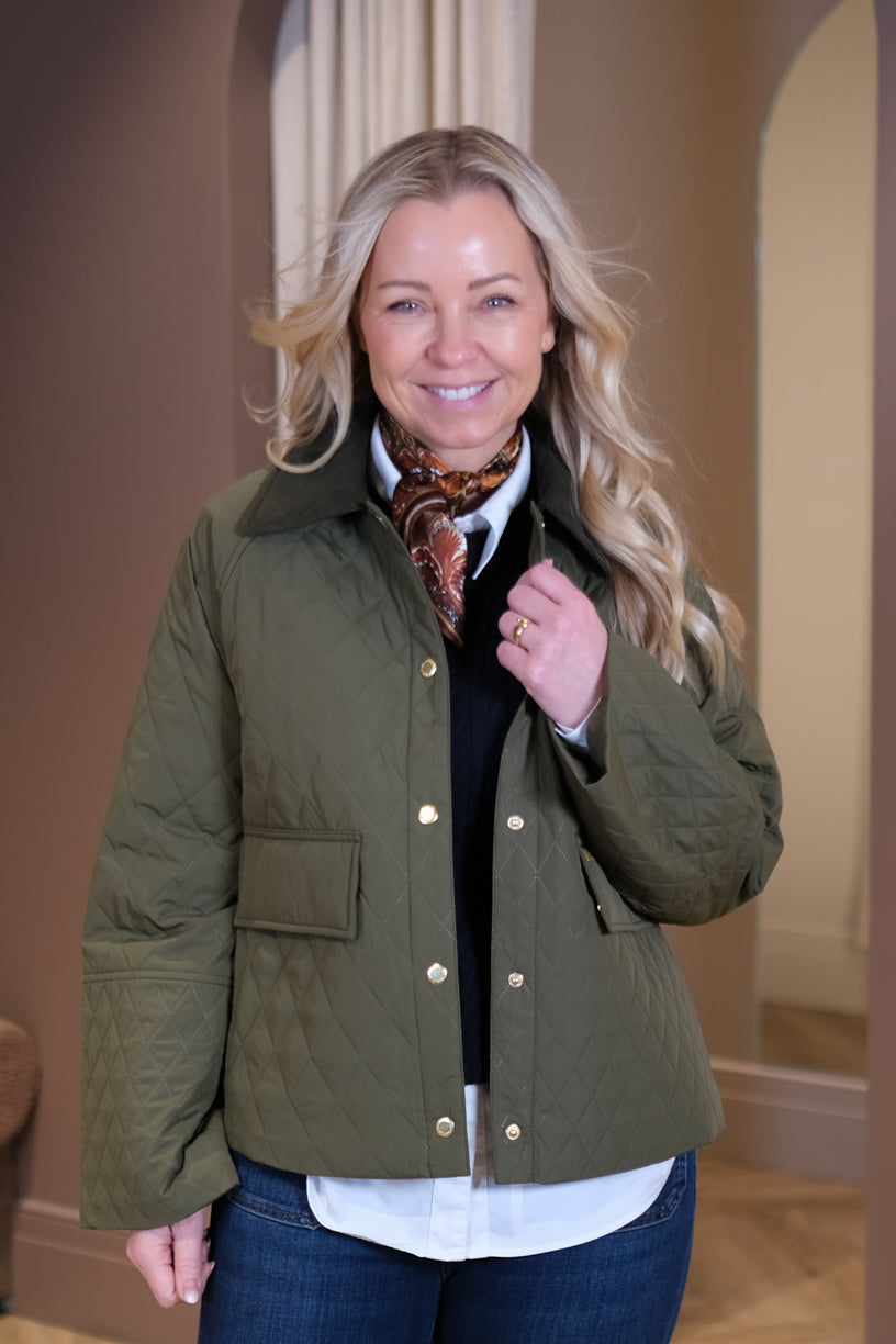 Kirby Quilt Jacket Olive