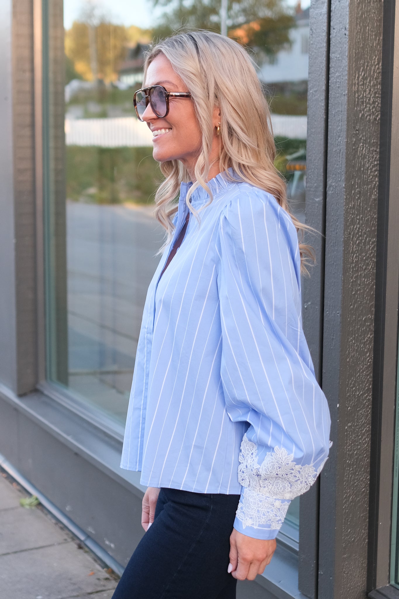 Liw Shirt Blue Striped