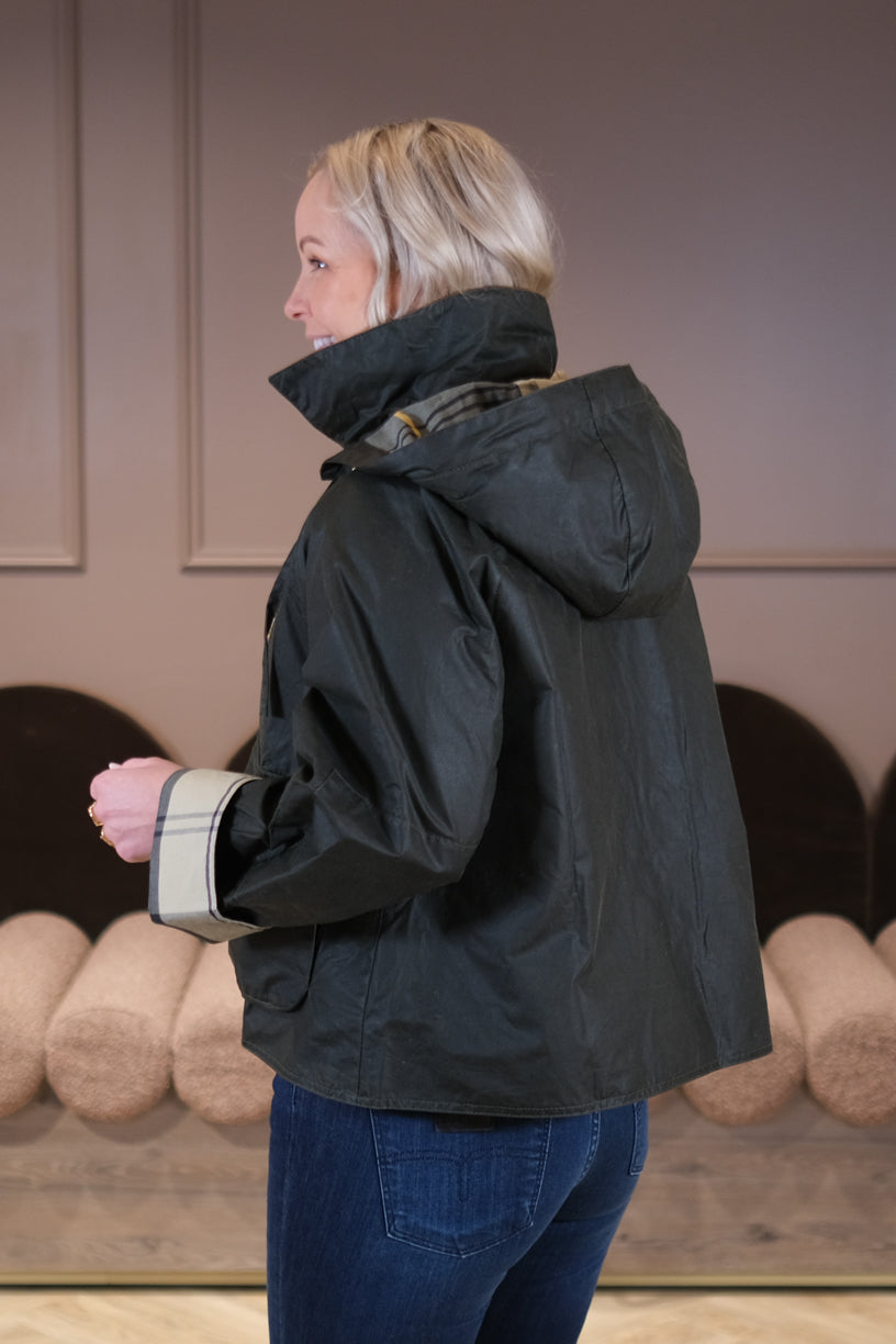 Erma Wax Jacket Olive