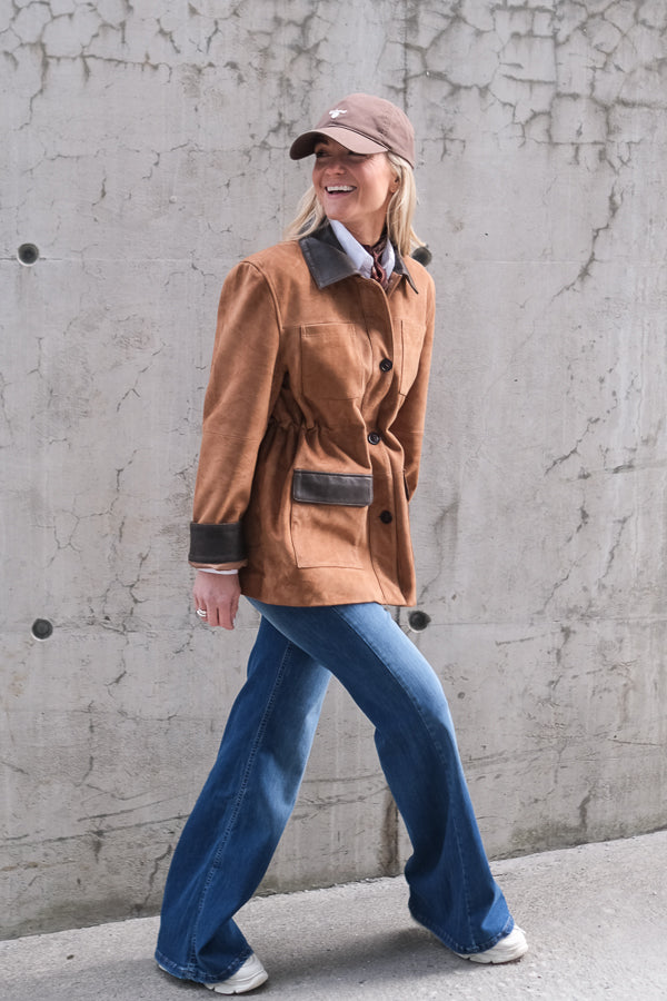 Bruna Goat Suede Mousse