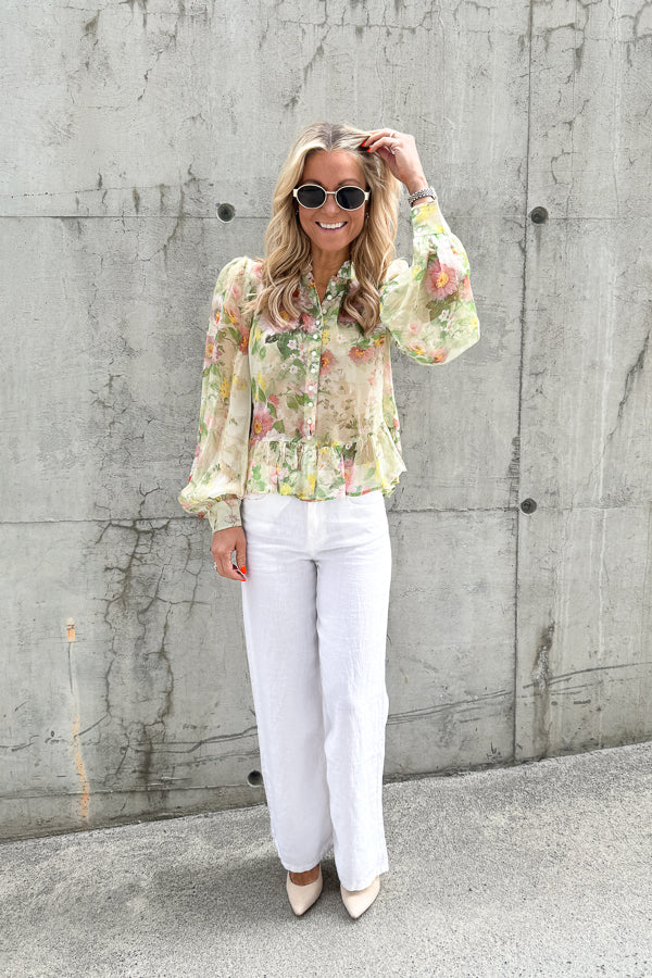 Organza Shirt Watercolour Dreams