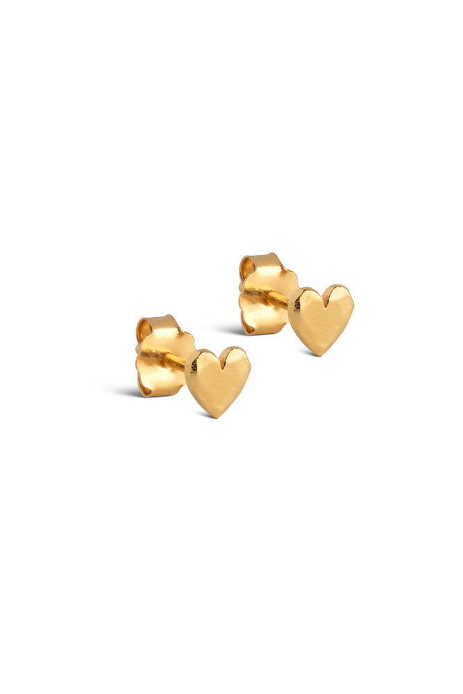 Studs Heart Gold