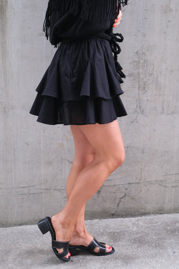 Tennis Skirt Shorts Black