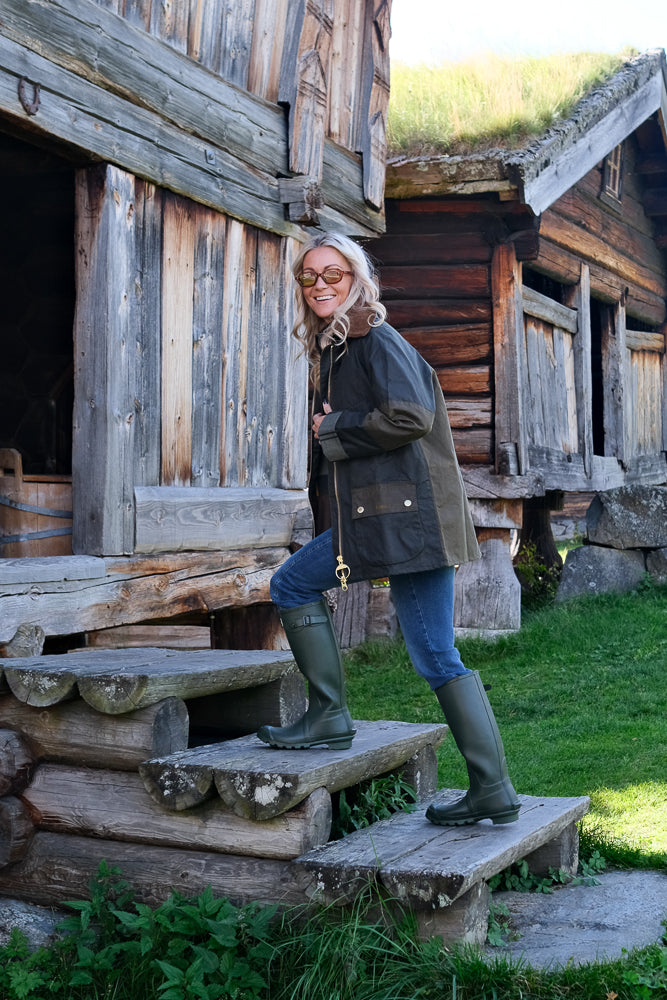 Allerston Wax Jacket Olive