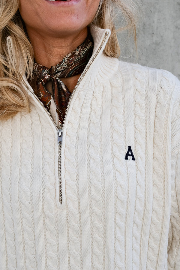 Madelyn Cable Sweater Offwhite